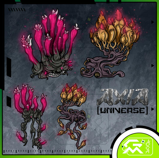 Alien Pflanzen Illustration Alien Pflanzen Illustration